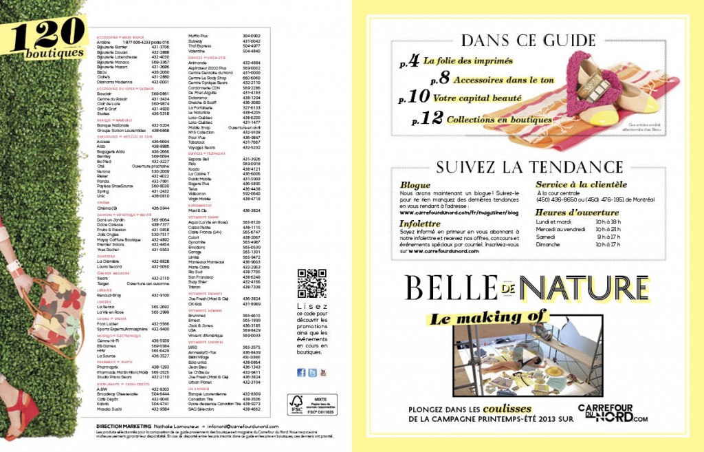 Guide Shopping Printemps 2013 - Carrefour du Nord