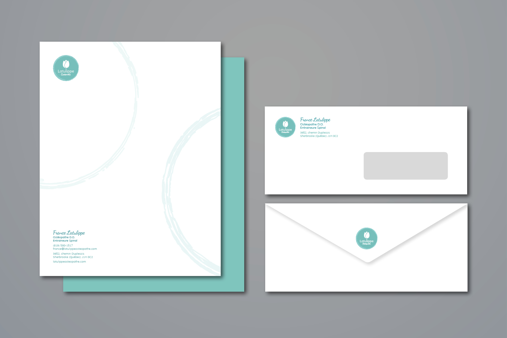 Letterhead + Envelope Design